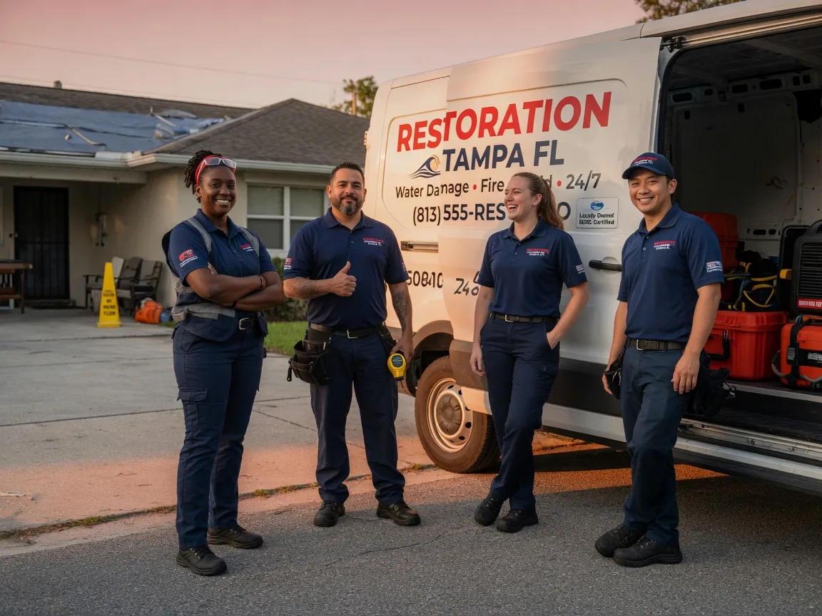 Water Damage Restoration company in Evansville, WI