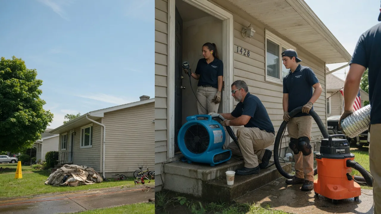 Water Damage Restoration in Evansville, WI near me